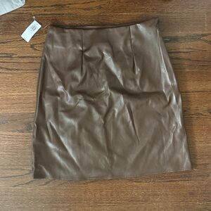 Old Navy Brown Pencil Skirt